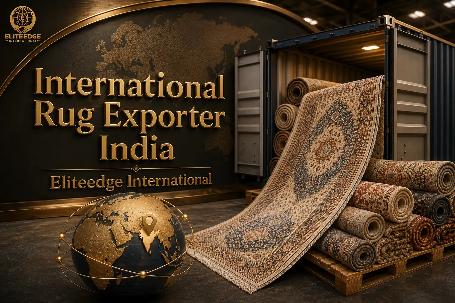 International rug exporter India, hand tufted and hand knotted rugs  ready for wholesale export