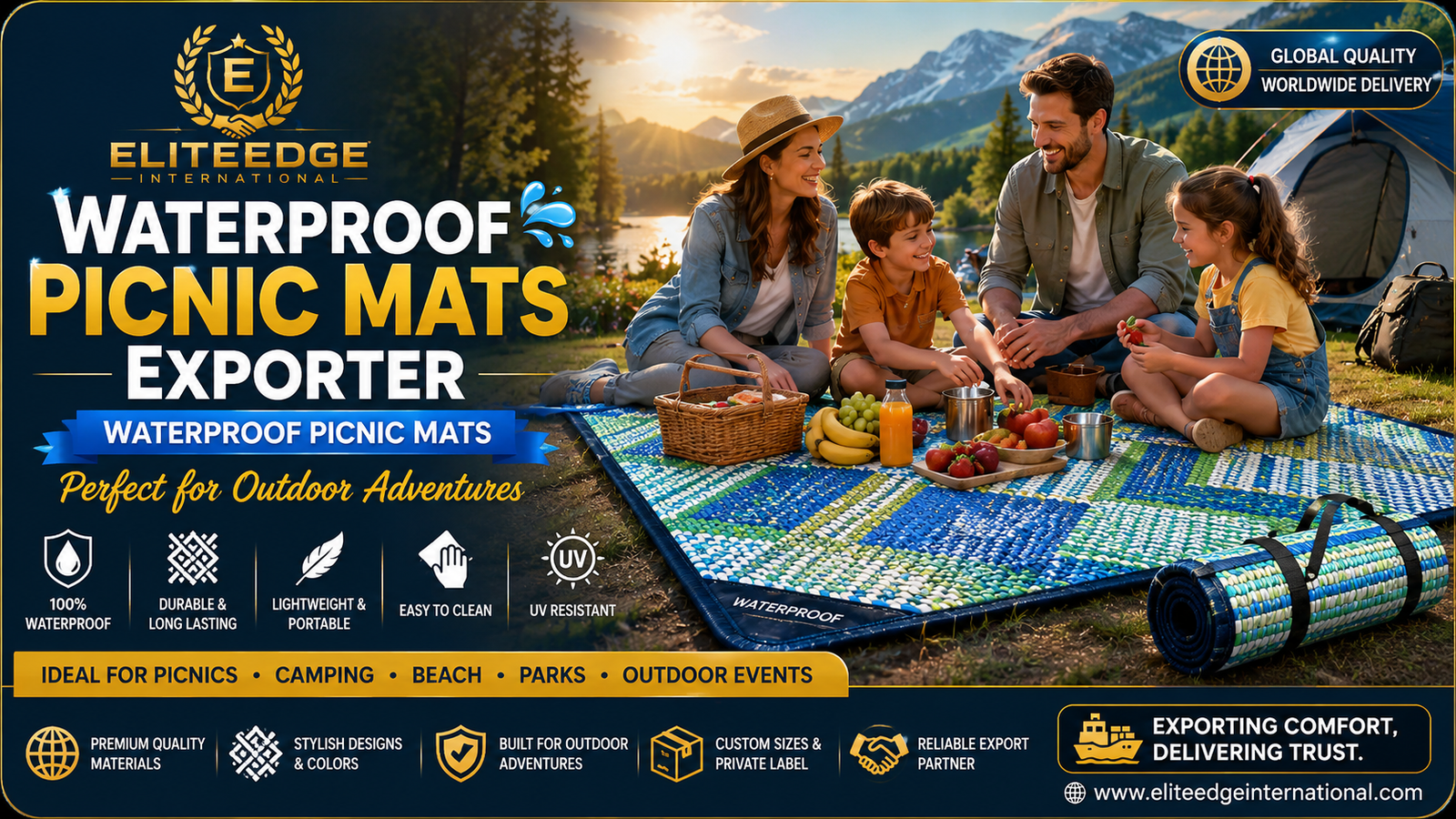 waterproof picnic mats exporter