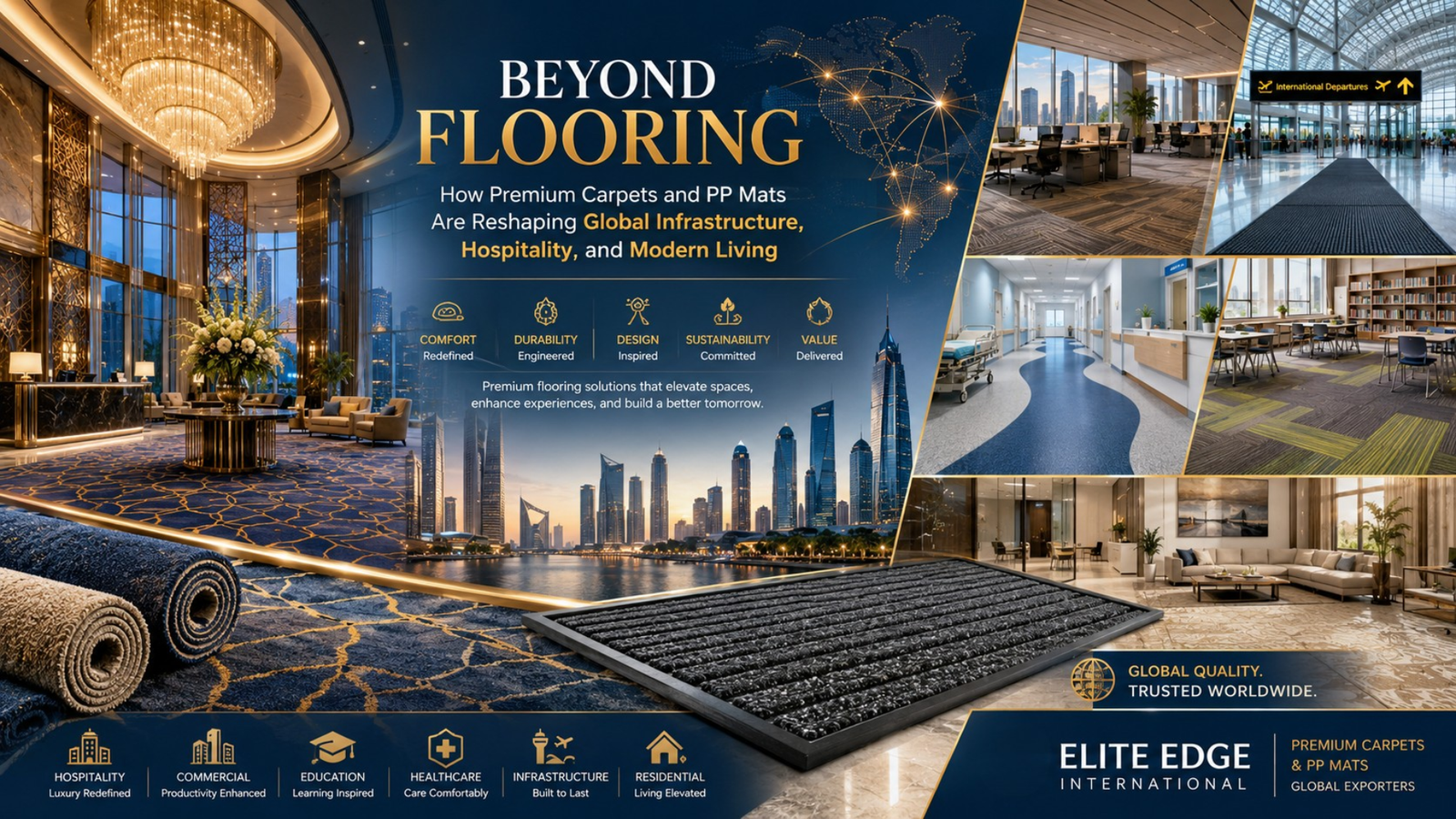 Beyond Flooring: How Premium Carpets and PP Mats Are Reshaping Global Infrastructure, Hospitality, and Modern Living