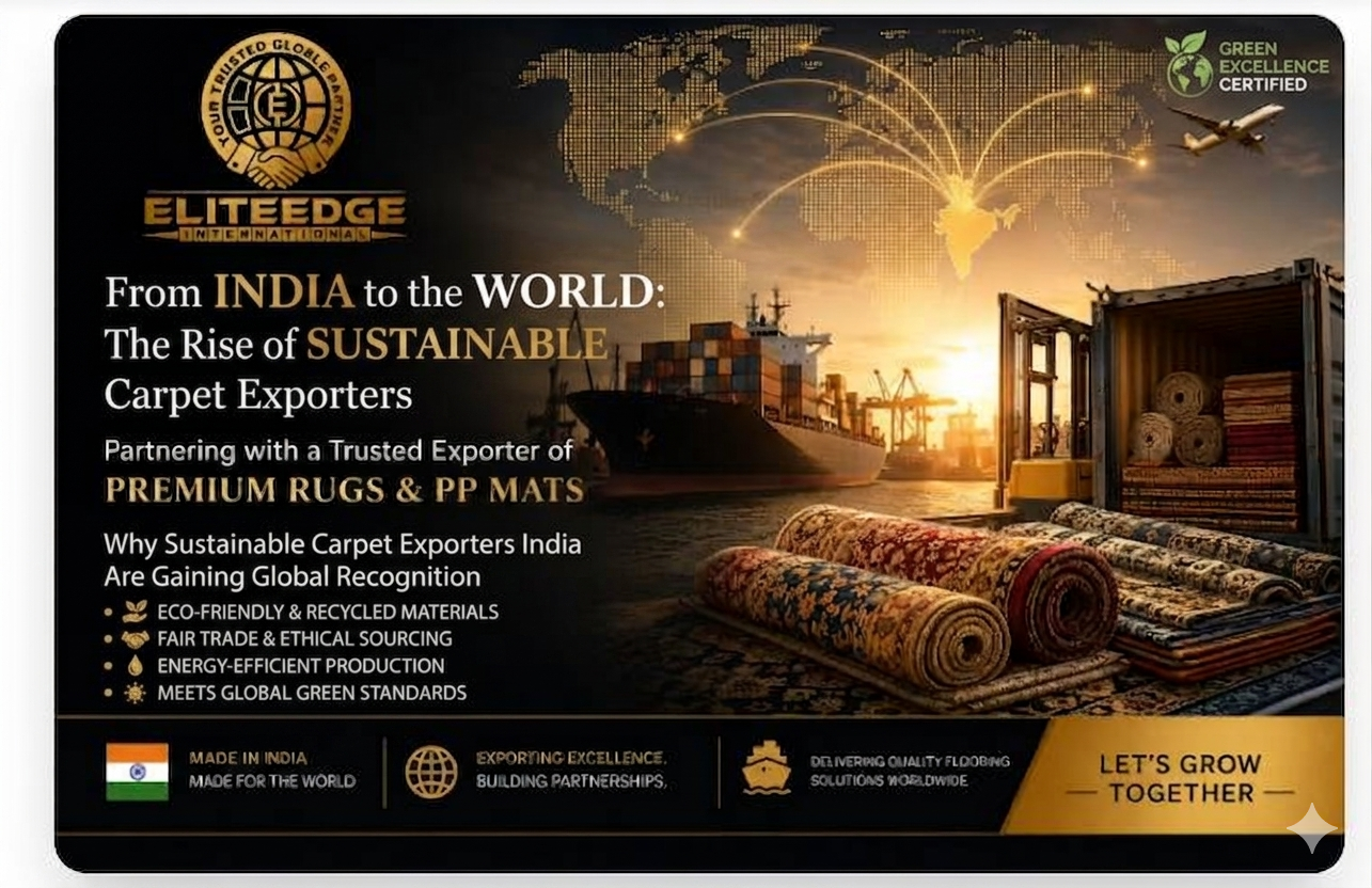 Why Sustainable Carpet Exporters India Are Gaining Global Recognition