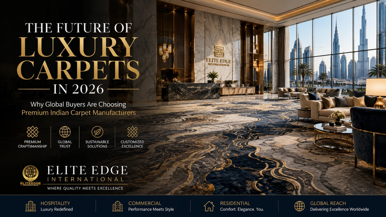 The Future of Luxury Carpets in 2026: Why Global Buyers Are Choosing Premium Indian Carpet Manufacturers