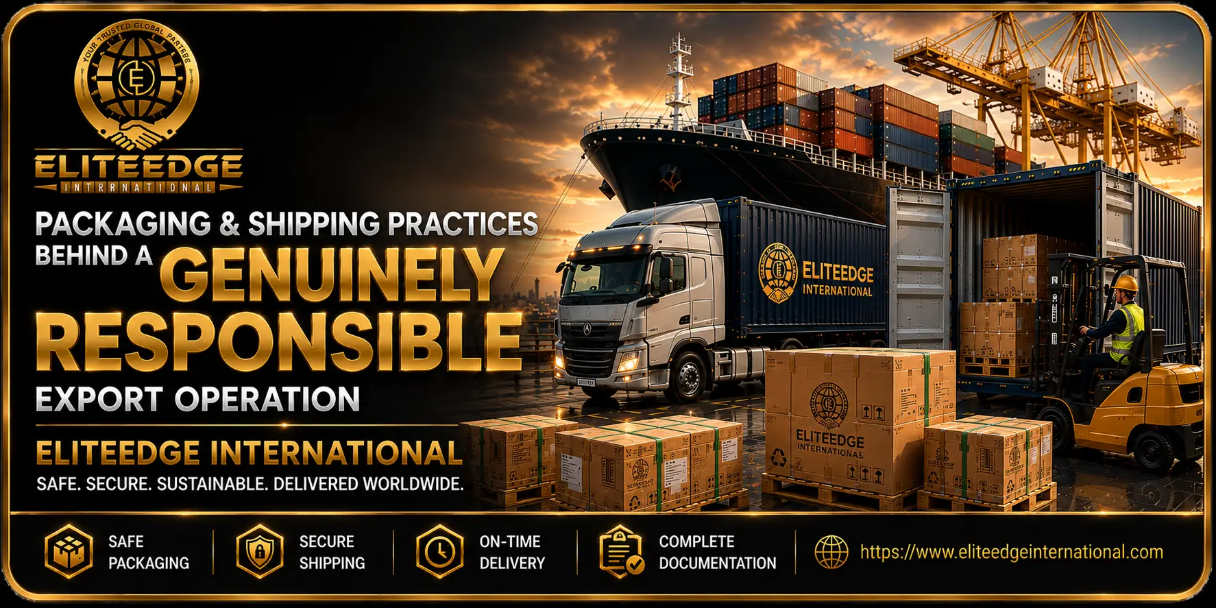 Green carpet manufacturer for export Eliteedge International eco friendly packaging practices