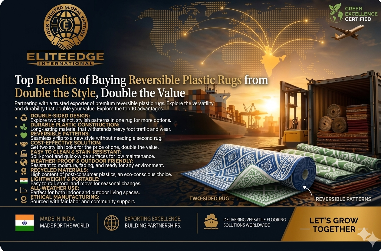 reversible plastic rugs India